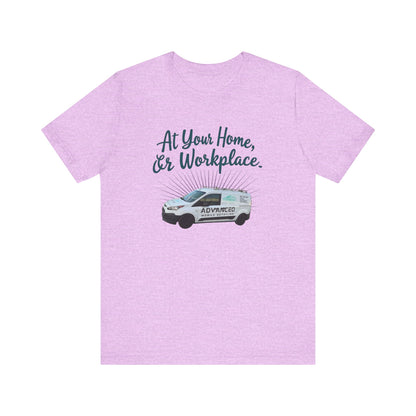 Advanced Mobile Detailing, At Your Home or Workplace Tee, Unisex Jersey T-Shirt Gift, Comfy Graphic Tee, Workwear Apparel, Casual Daily Wear