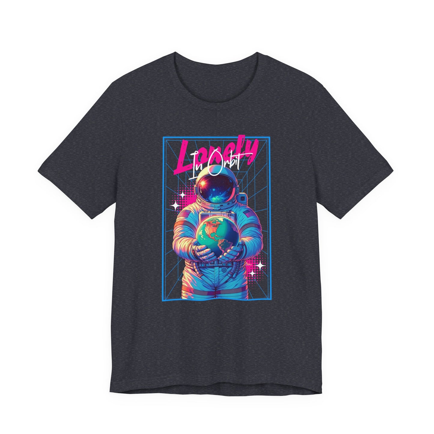 Astronaut Explorer Tee — "Lonely in Orbit" Space Graphic T-Shirt