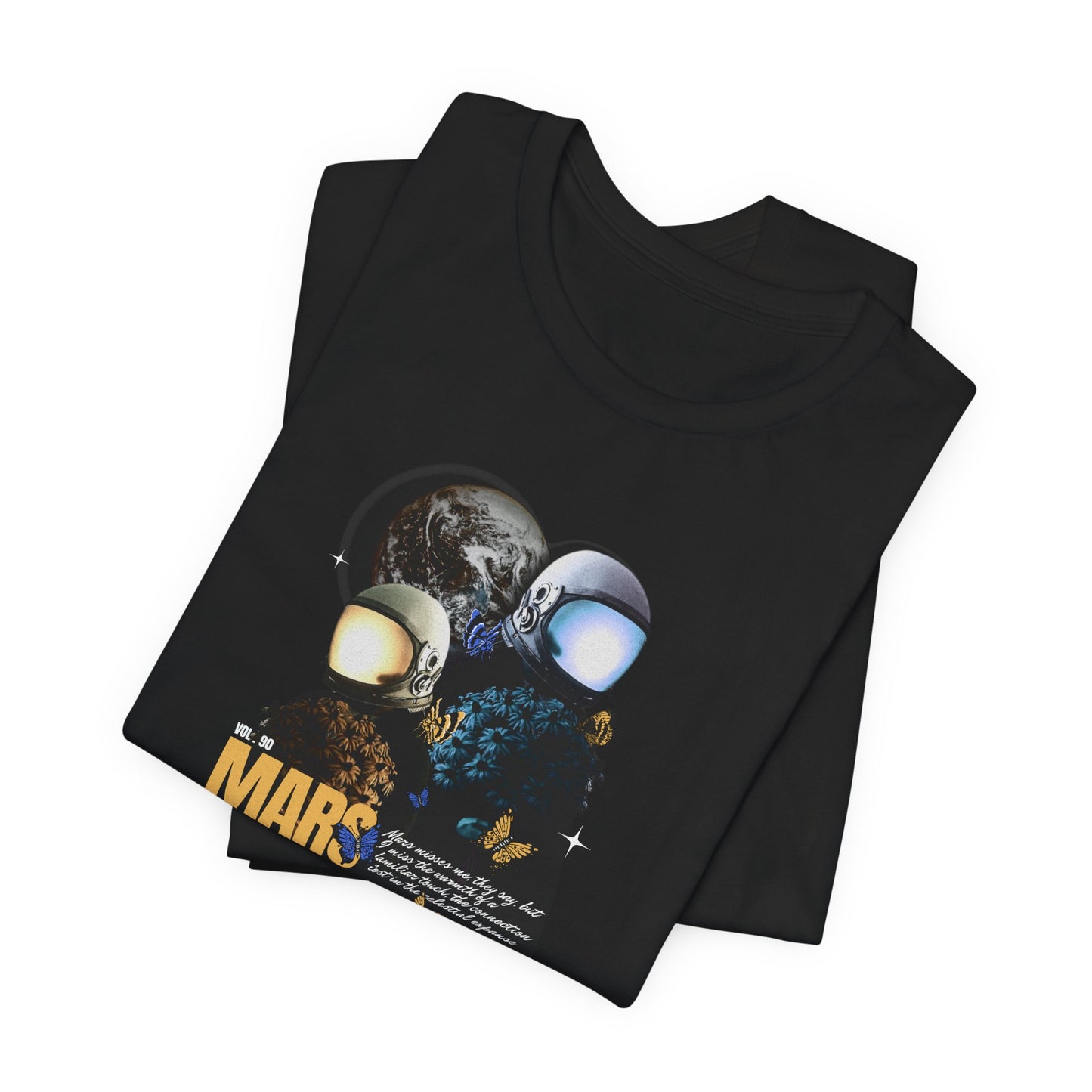 Mars Misses Me Graphic Tee — Retro Astronaut Space T-Shirt