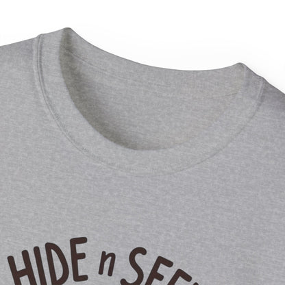 Hide n Seek Champ T-Shirt — Funny Bigfoot Sasquatch Tee