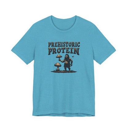 Prehistoric Protein Mushroom Tee - Retro Graphic T-Shirt for Nature Lovers, Gifts for Him/Her, Casual Everyday Wear, Perfect for Camping, Gifts [...]