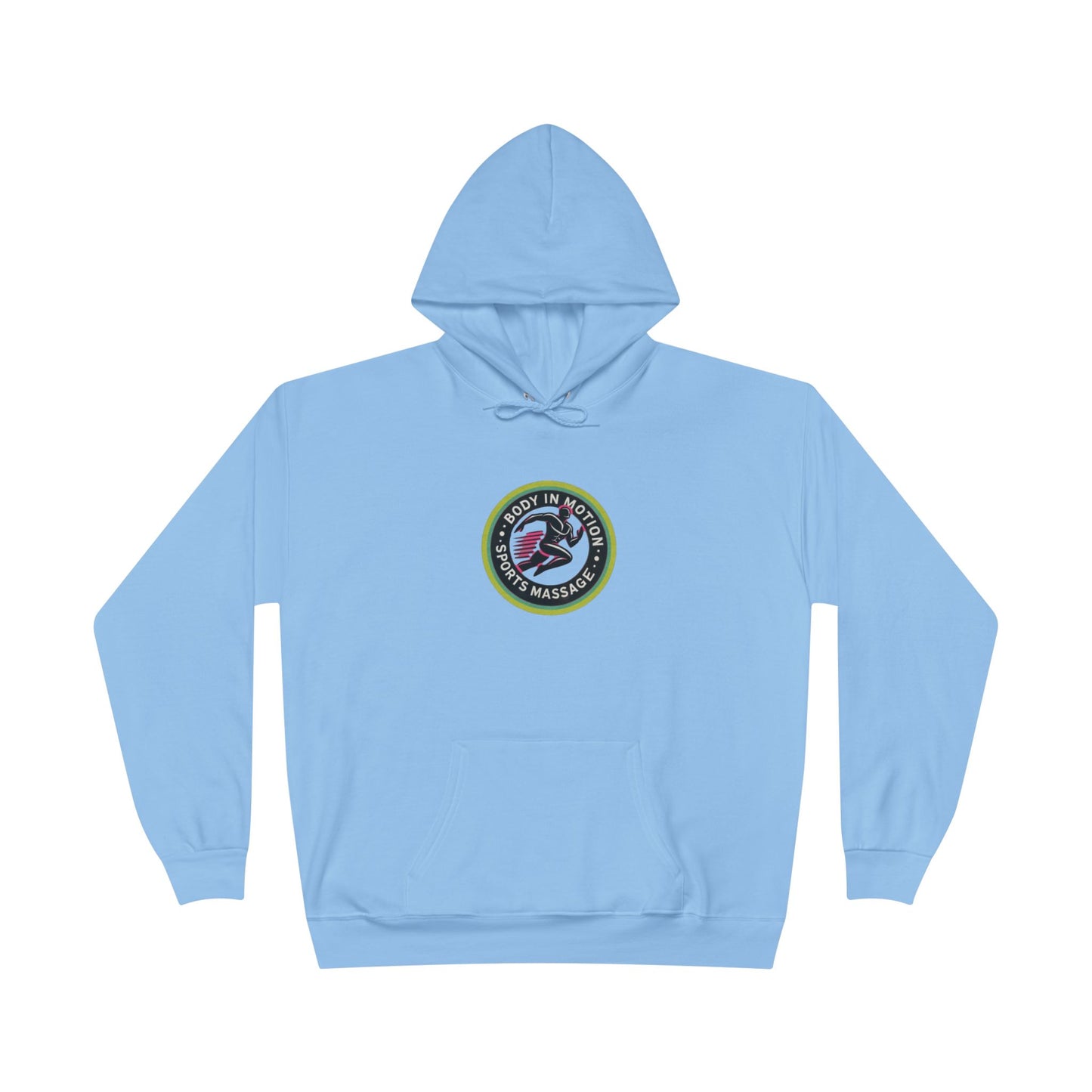 Sports Massage, Logo Hoodie — 'Run Fast' Athletic Pullover