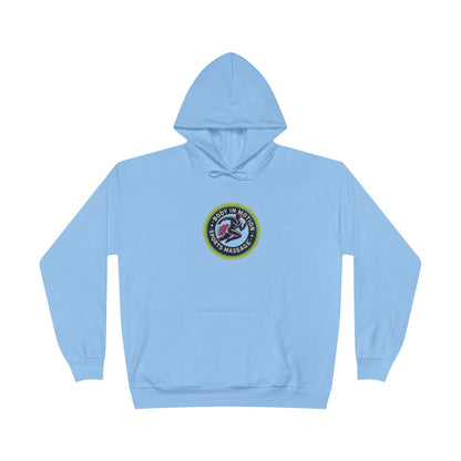 Sports Massage, Logo Hoodie — 'Run Fast' Athletic Pullover