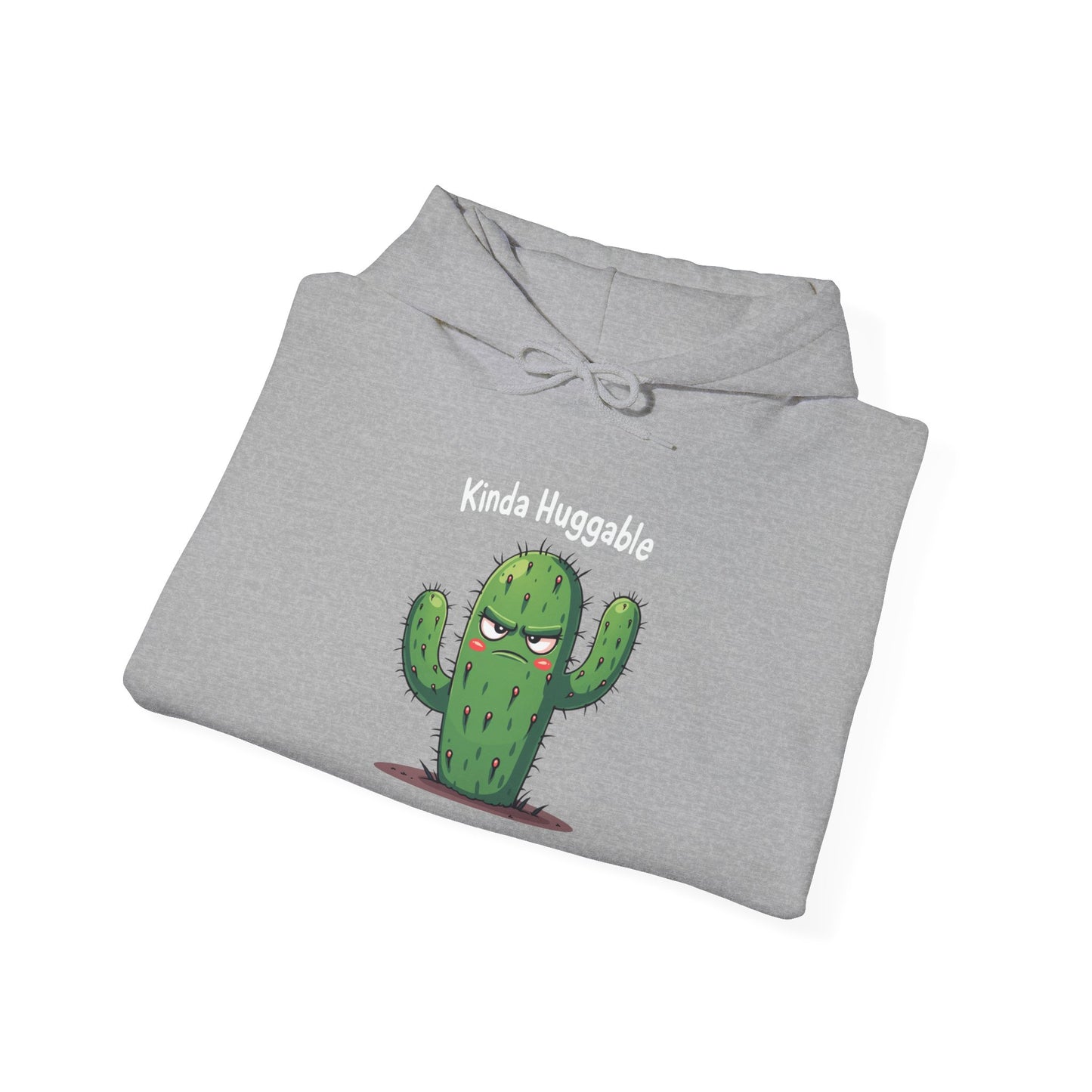 Kinda Huggable, Unisex Heavy Blend Sweatshirt, Comfy Gift, Funny Plant Lover Apparel, Perfect for Casual Outings, Spring Celebration - Psychonaut Swag
