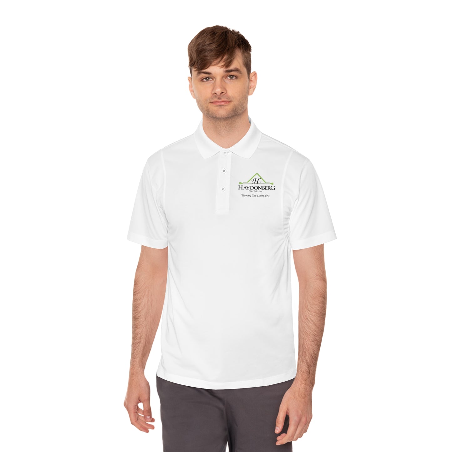 Haydonberg Turning the lights on, Men's Sport Polo Shirt