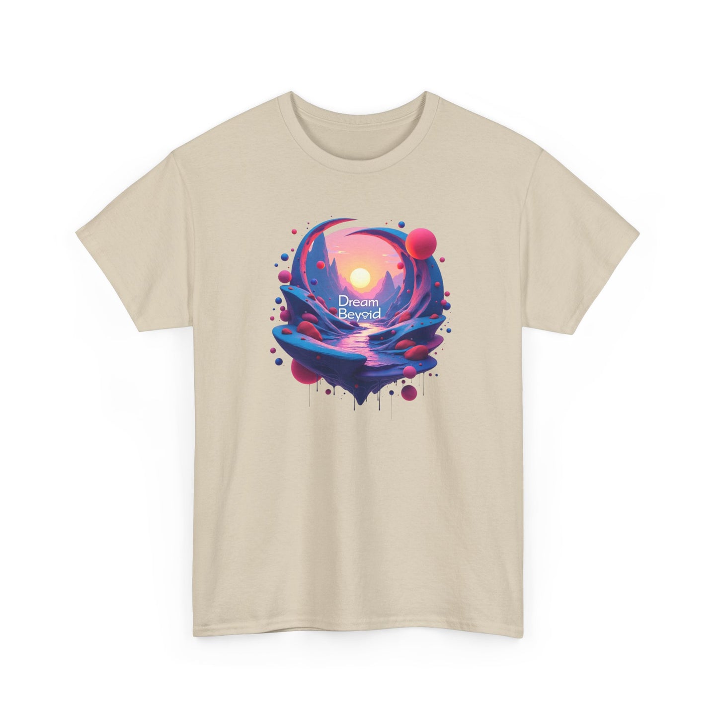 Dream Beyond T-Shirt — Surreal Sunset Landscape Graphic Tee