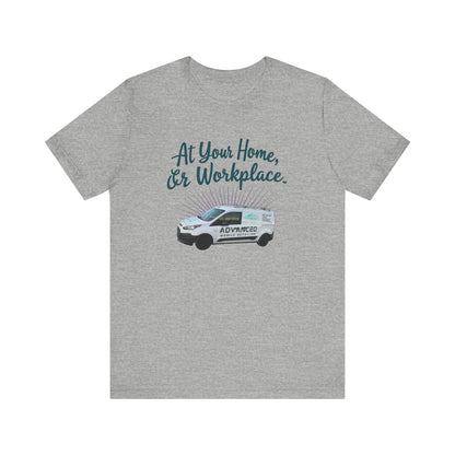 Advanced Mobile Detailing, At Your Home or Workplace Tee, Unisex Jersey T-Shirt Gift, Comfy Graphic Tee, Workwear Apparel, Casual Daily Wear