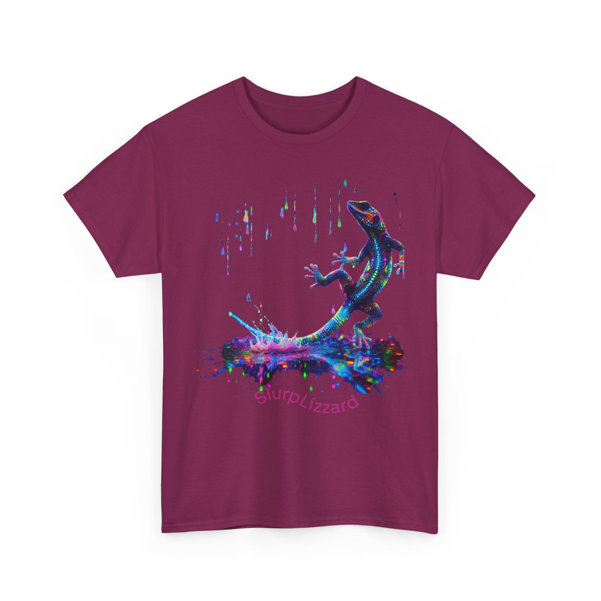Slurp Lizzard, Unisex Heavy Cotton Tee - Psychonaut Swag