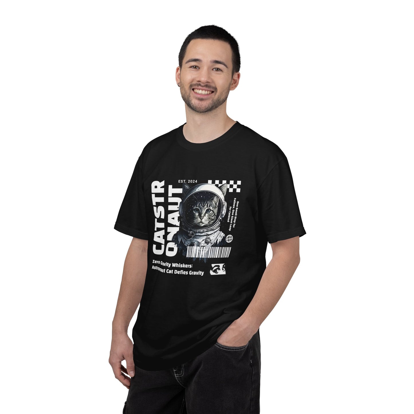 Castronaut, Astronaut Cat, Unisex Garment-Dyed T-shirt