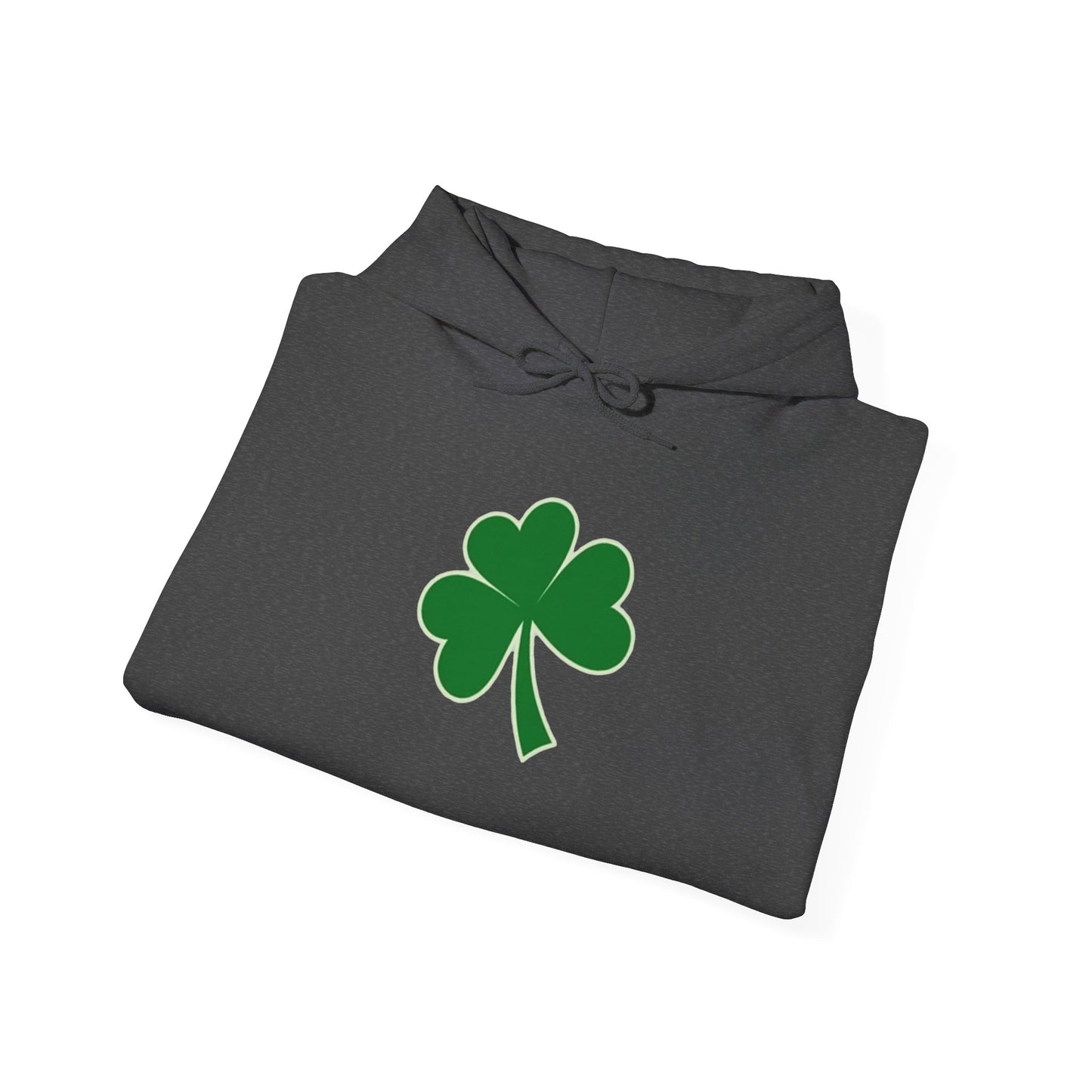 Clover Hoodie — Simple Green Shamrock St. Patrick’s Day Sweatshirt