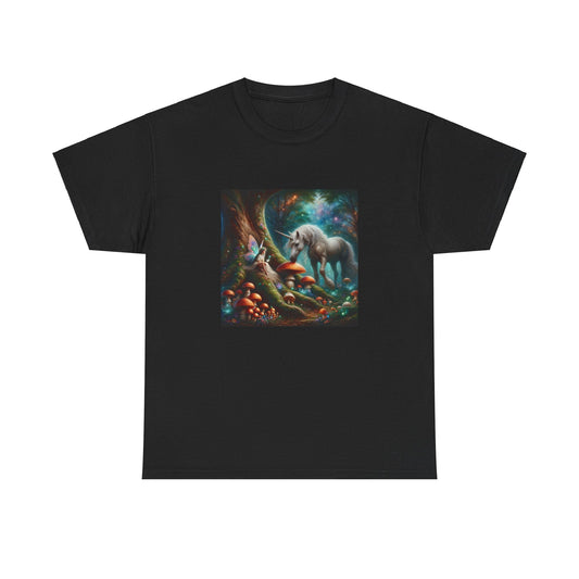 Unicorn Tee - Unicorns Mushroom Break Design - Psychonaut Swag