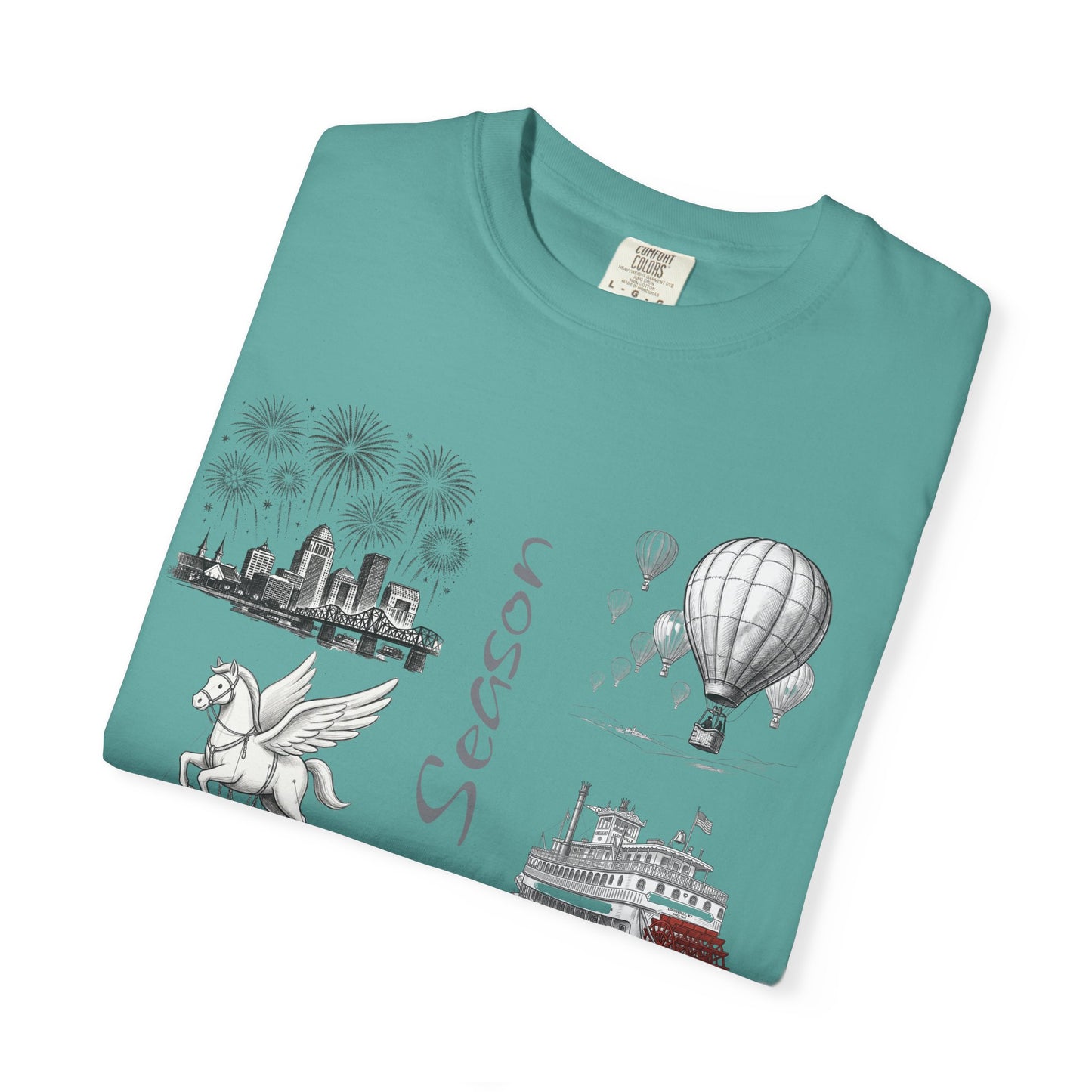 Derby Season T-Shirt — Horse Racing & Balloon Glow Festival Tee