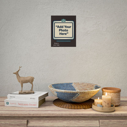 Customizable Movie Poster — Personalized Rolled Prints for Birthdays, Graduations & Man Caves