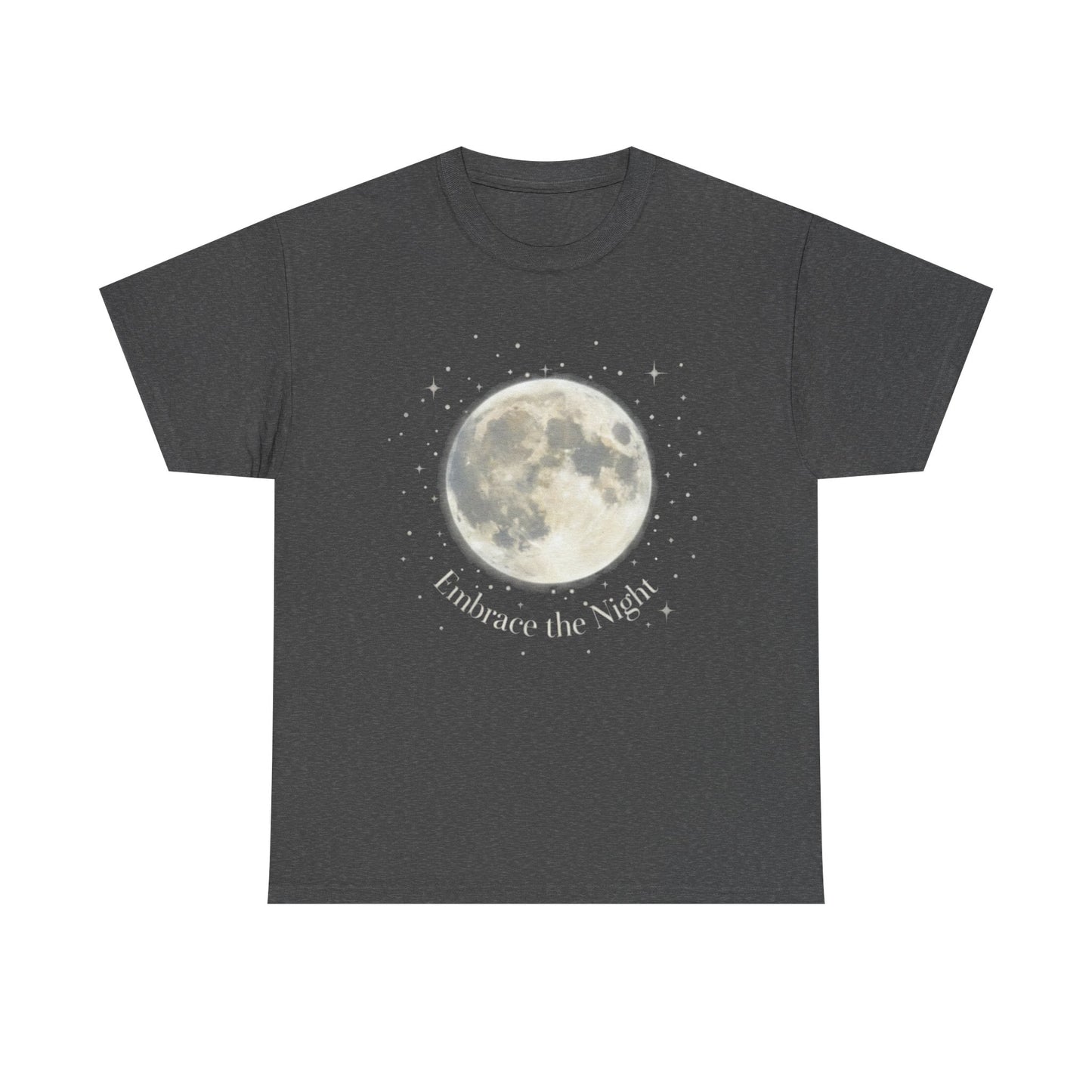 Moon tee - "Embrace the Night" Celestial Moon T‑Shirt