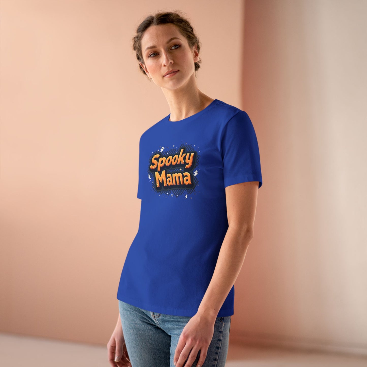 Spooky Mama Tee — Women's Halloween Graphic Shirt