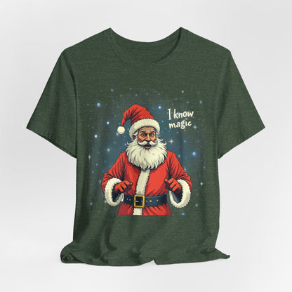 Santa Wizard Christmas Tee