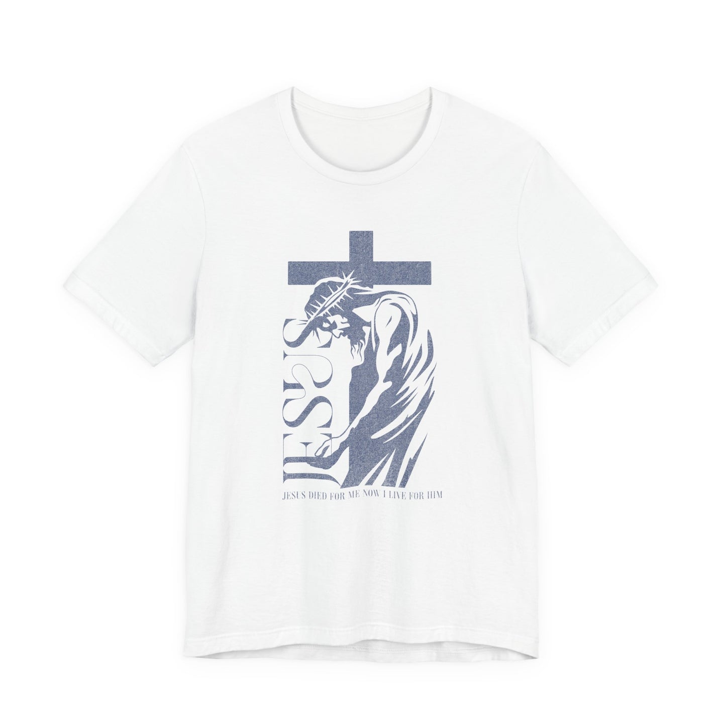 Christian Jesus Tee — Crown of Thorns Cross Graphic T-Shirt
