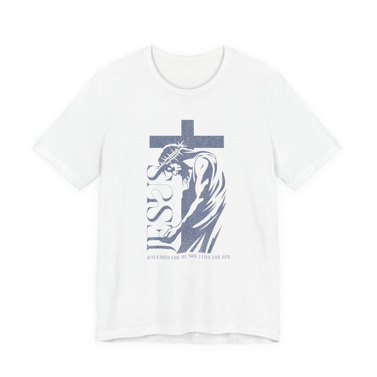 Christian Jesus Tee — Crown of Thorns Cross Graphic T-Shirt