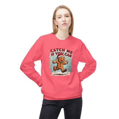 Gingerbread 'Catch Me If You Can' Crewneck Sweatshirt