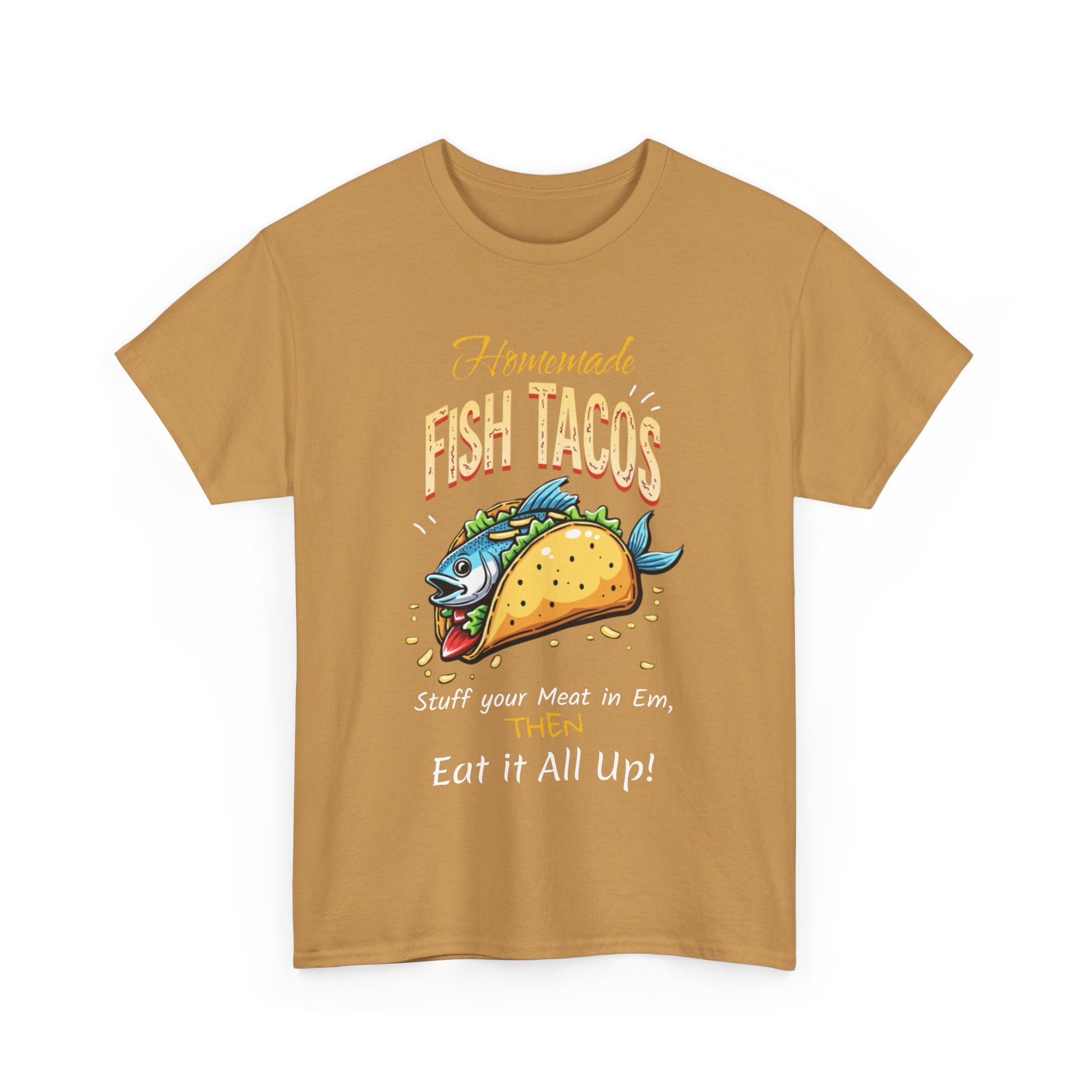 Fish Tacos Unisex Cotton Tee - Perfect for Food Lovers & Taco Tuesday - Psychonaut Swag