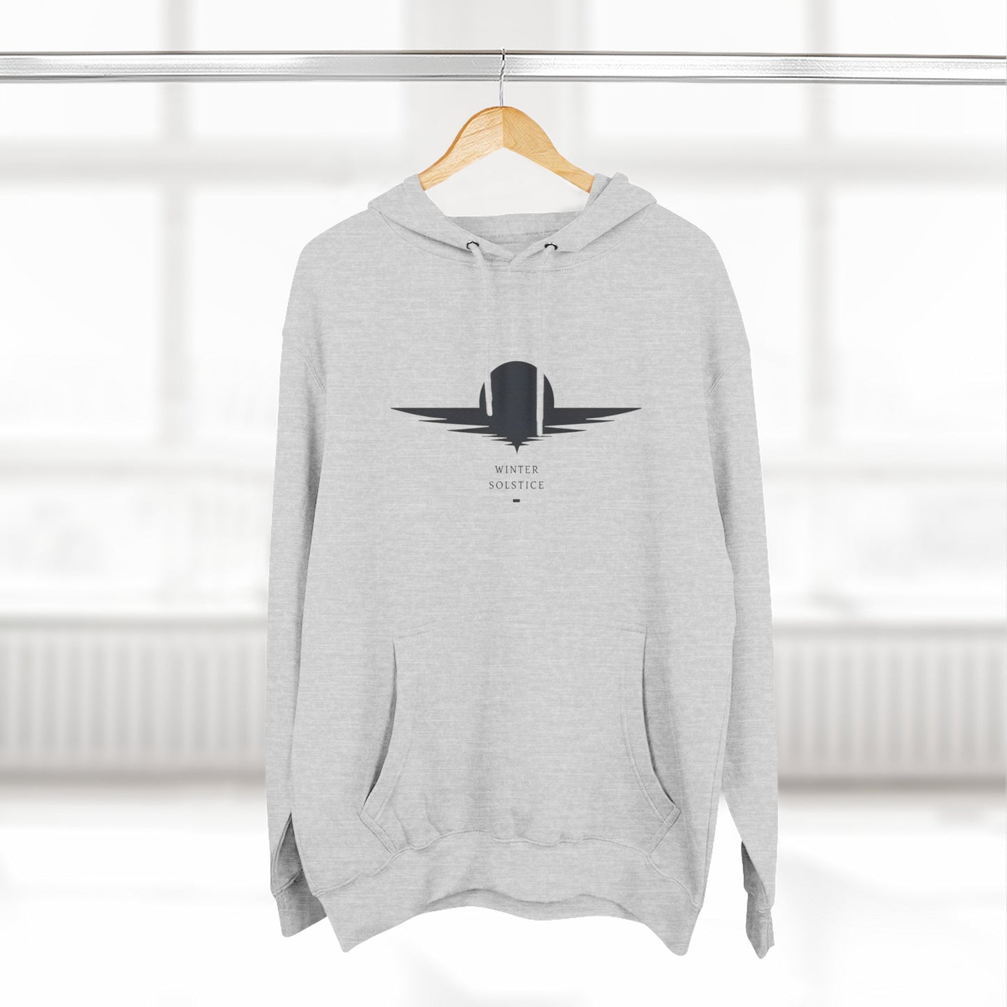 Minimal Sunset Hoodie — Quiet Night Graphic Hoodie