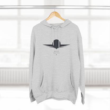 Minimal Sunset Hoodie — Quiet Night Graphic Hoodie