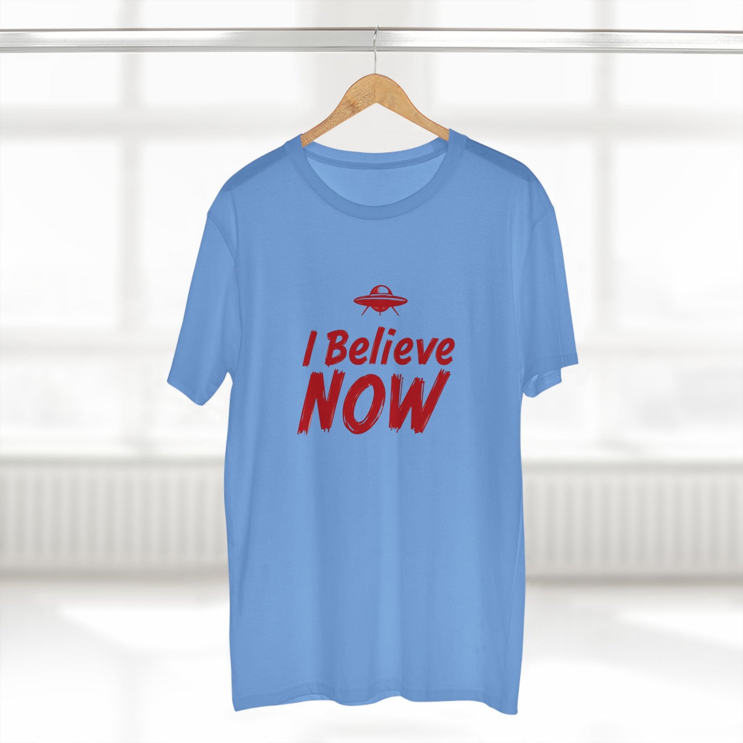 I Believe NOW UFO T-Shirt – Retro Alien Abduction Tee