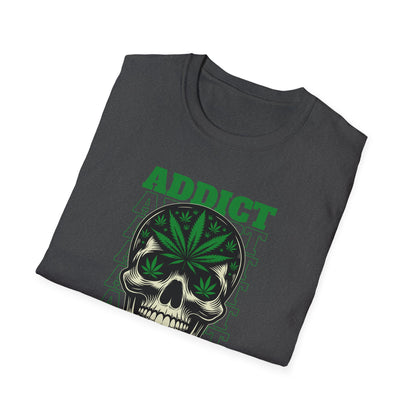 Cannabis Addict T-Shirt — Funny Marijuana Graphic Tee