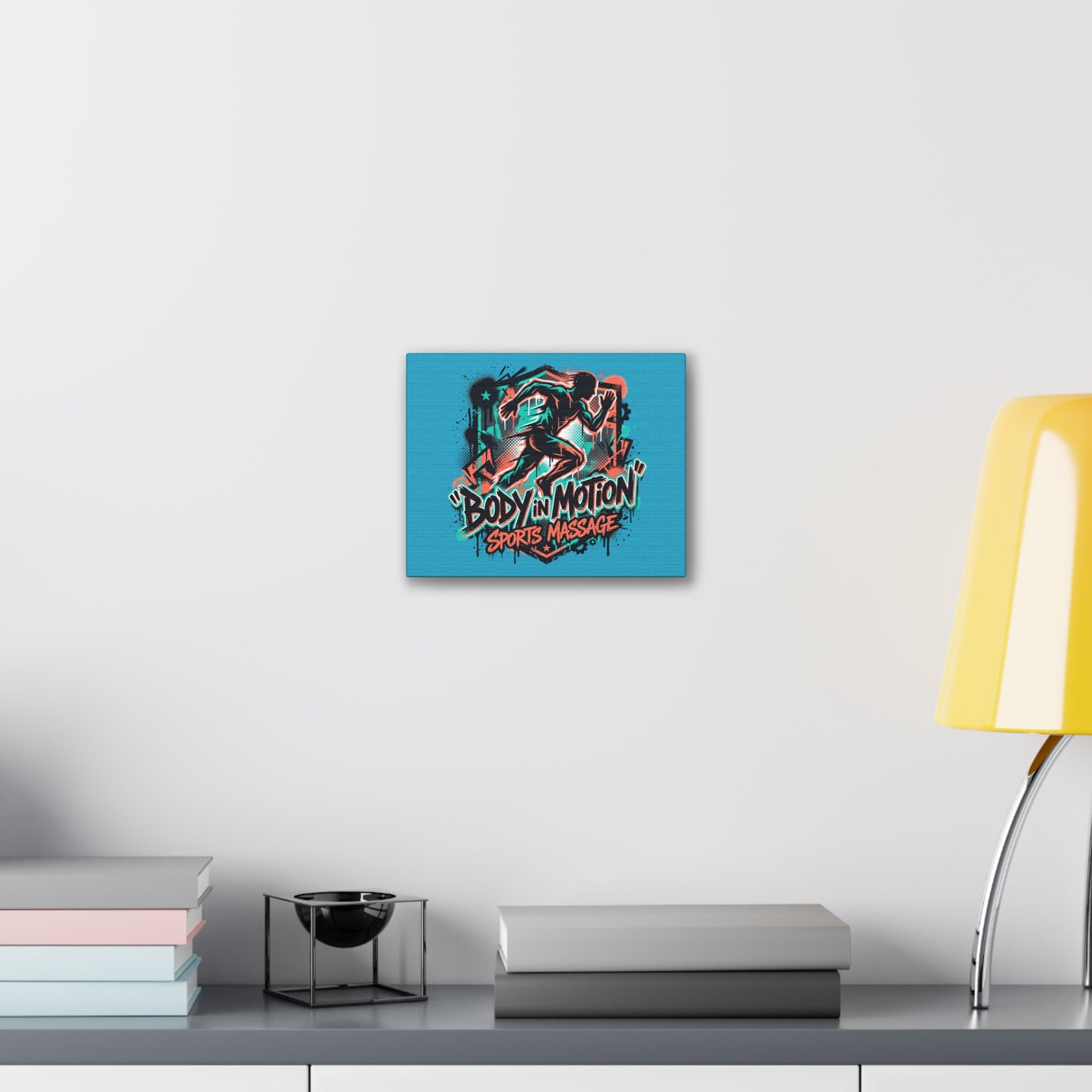 Sports Massage, Canvas: 'Body in Motion - Sports Massage' Stretched Wall Art