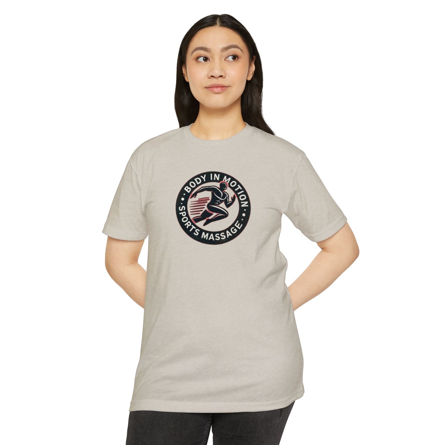 Body In Motion Sports Massage T-Shirt — Recovery & Mobility Athletic Tee