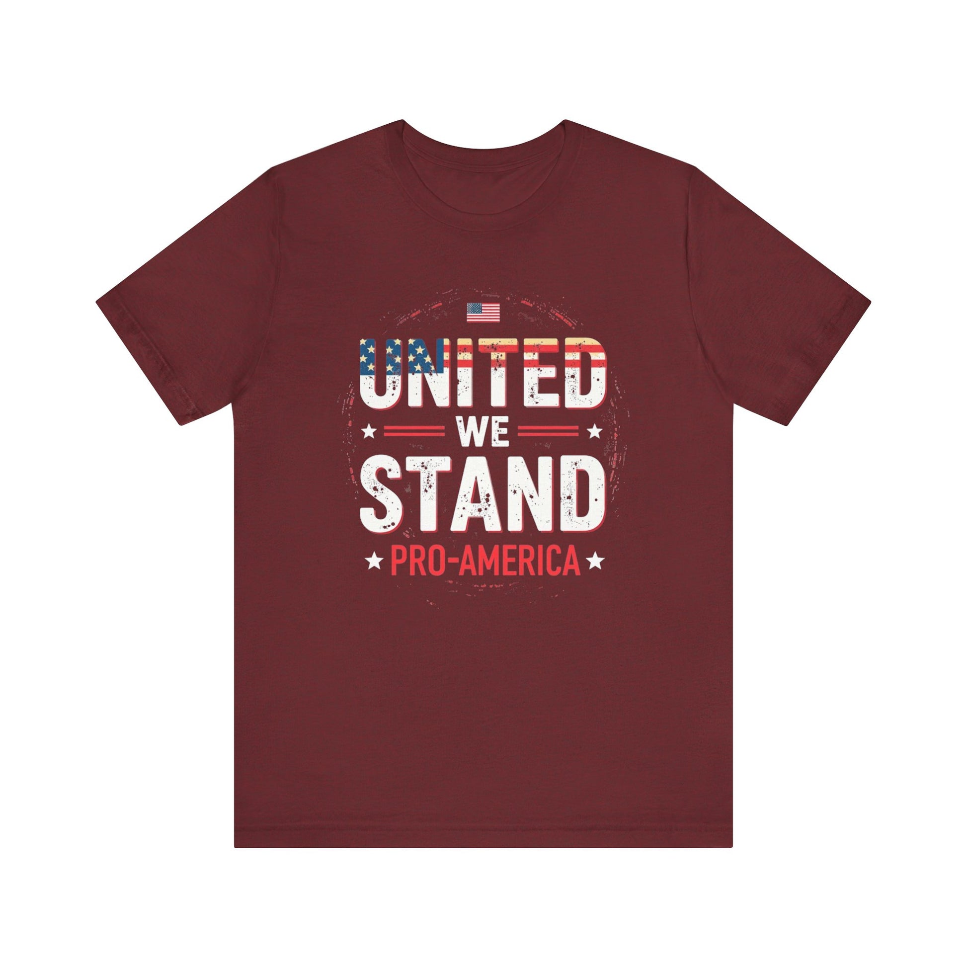 United We Stand Pro-America Unisex Tee - Casual Patriotic Shirt - Psychonaut Swag