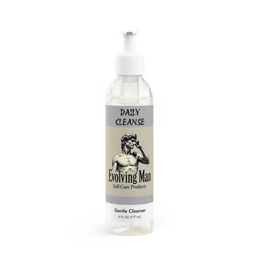 DAILY CLEANSE, Gentle Face and Body Cleanser, 6oz, Evolving Man Self-Care