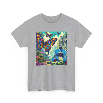 Butterfly Orchid, Unisex Heavy Cotton Tee - Psychonaut Swag