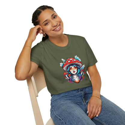 Miss Fly Agaric, Unisex Softstyle T-Shirt