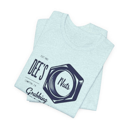 Retro Gas Station Tee — Dee's Nuts Coffee Logo T-Shirt