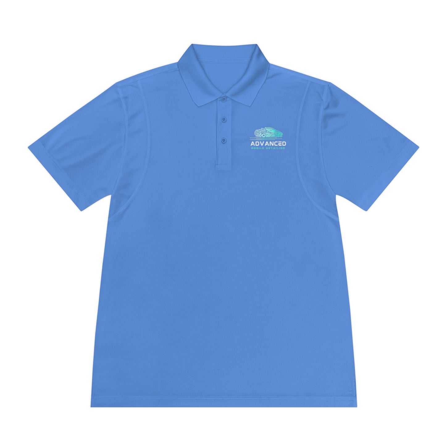 Advanced Mobile, Men's Sport Polo Shirt, Activewear, Casual Dress Shirt for Men, Perfect for Outdoor Activities, Golf, and Everyday Wear
