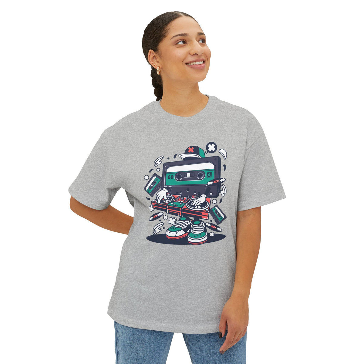 Retro Cassette Robot Tee