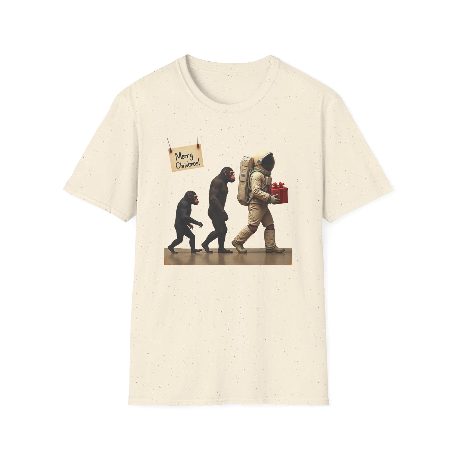 Evolution of Astronaut, Unisex Softstyle T-Shirt
