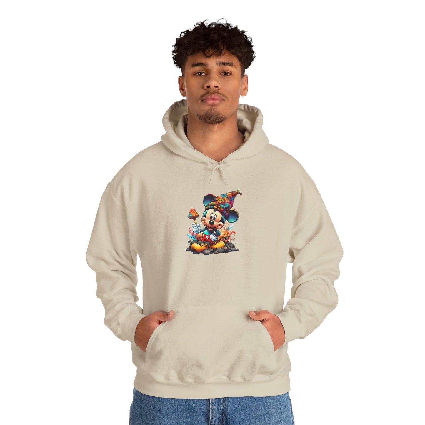 Curious Mouse, Unisex Heavy Blend™ Hooded Sweatshirt