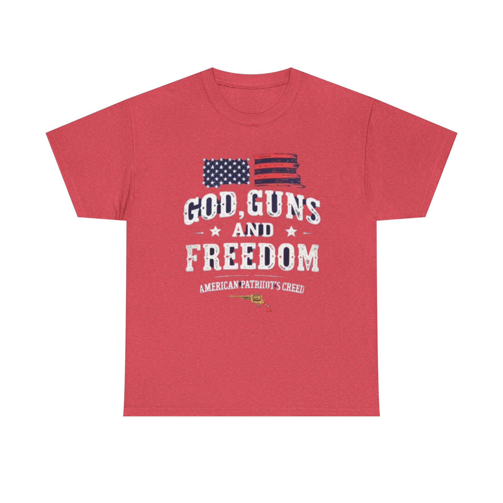 God, Guns, and Freedom American Patriot's Creed Shirt - Psychonaut Swag