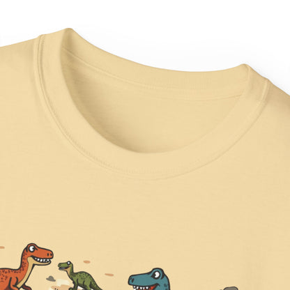 'Pre-Hysterical' Dinosaur Unisex Tee - Fun Cotton Shirt for Dinosaurs Lovers - Psychonaut Swag