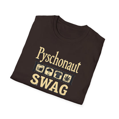 Psychonaut SWAG T-Shirt — Retro Gold Icon Graphic Tee