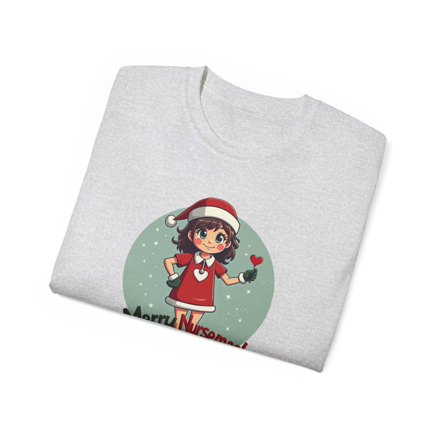 Nurse Christmas Tee — "Merry Nursemas!" Holiday Nurse T-Shirt