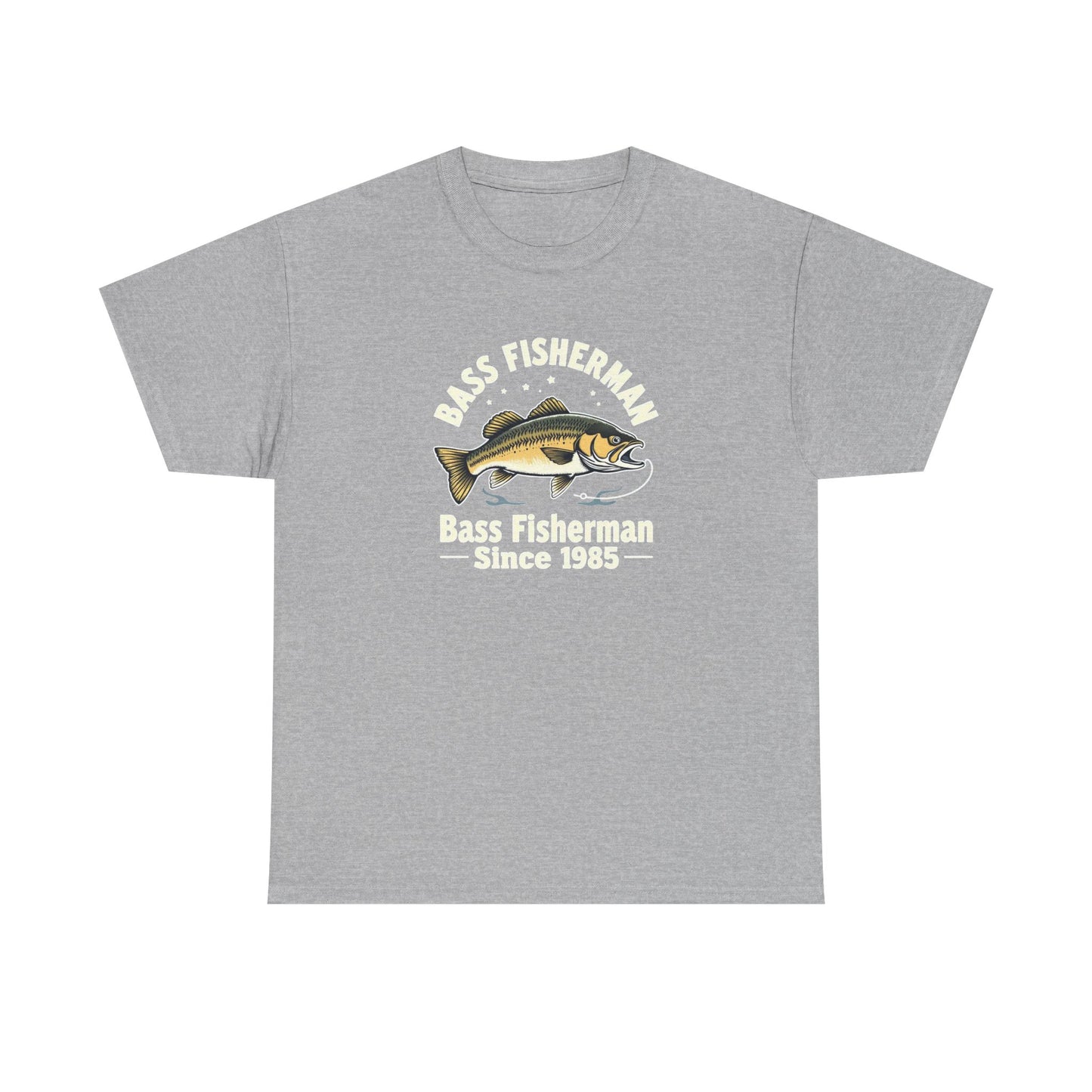 Bass Fisherman T-Shirt – "Bass Fisherman Since 1985" Vintage Fishing Tee