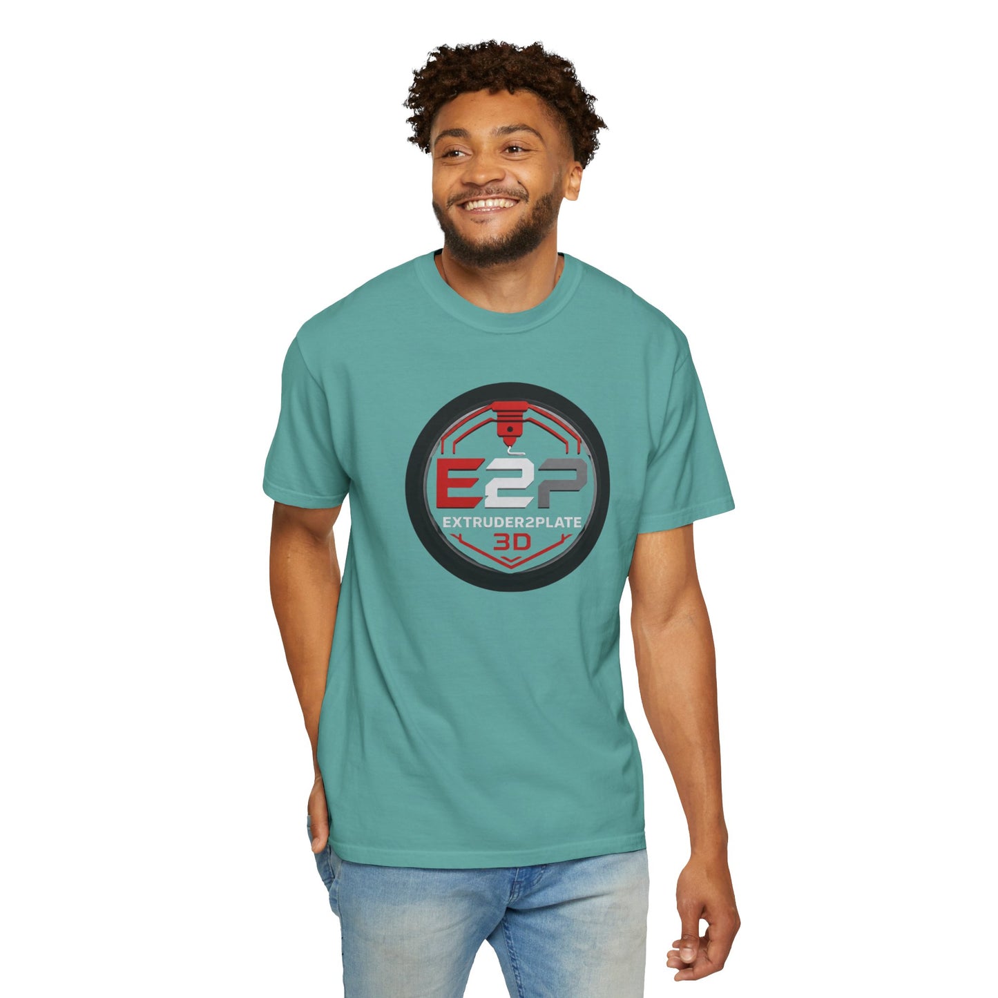 Extruder2Plate E2P Logo Tee (3D Printing Enthusiast Shirt)