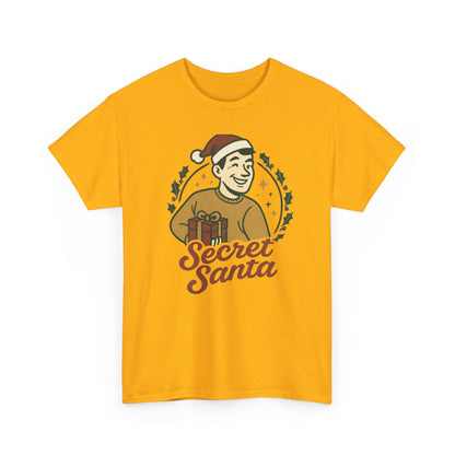 Secret Santa T-Shirt — Retro Holiday Graphic Tee