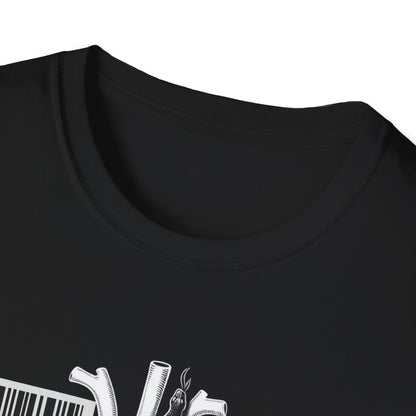 Constricted Heart T-Shirt — Moody Heart Graphic Tee