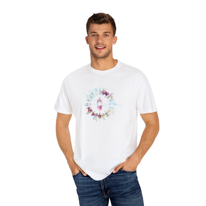 Crystal Energy Unisex T-shirt - Healing Magic Design - Psychonaut Swag