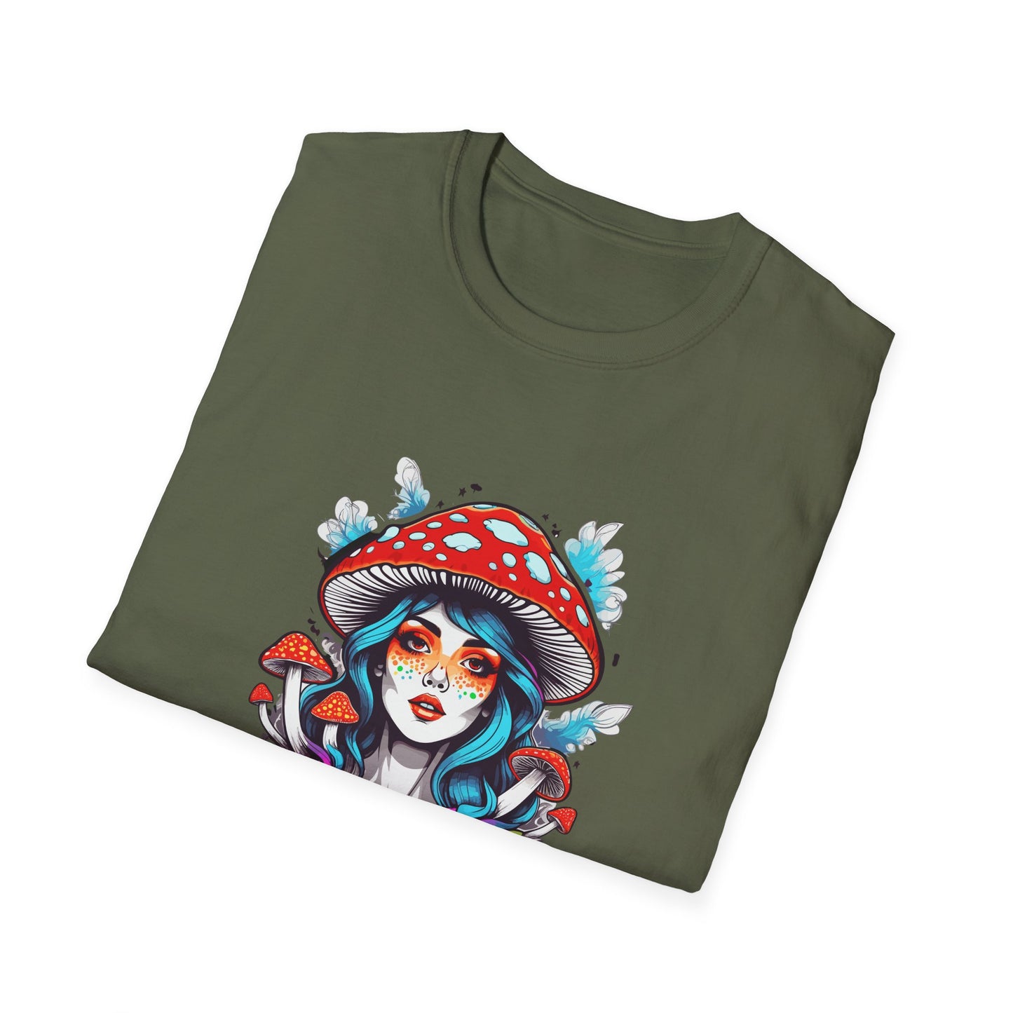 Miss Fly Agaric, Unisex Softstyle T-Shirt