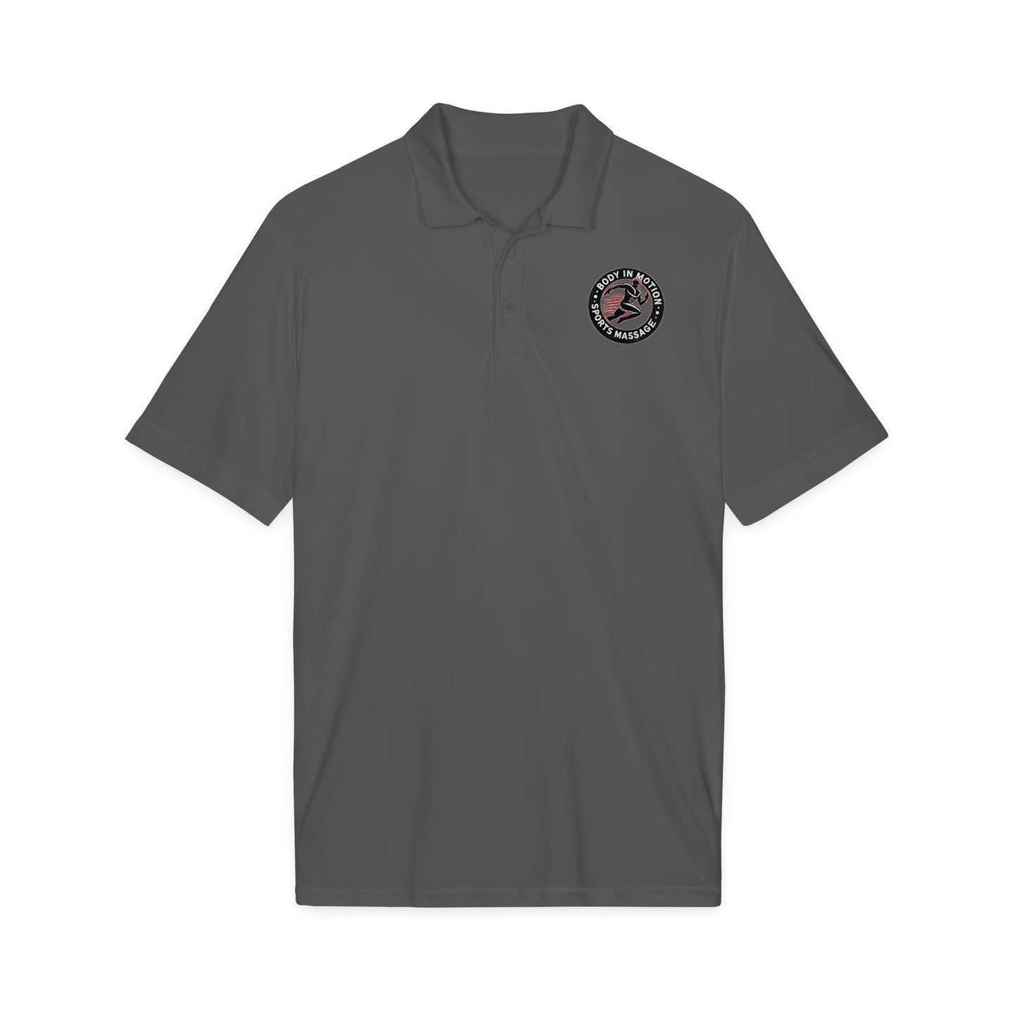 Sports Massage, Embroidered Massage Therapy Logo Polo